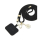 Akcesoria GSM i GPS Guess Pasek czarny/black Nylon 4G Metal Charm